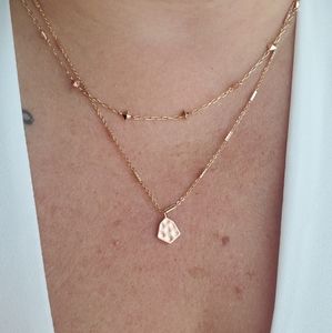 Kendra Scott Clove Rose Gold Multi Strand Neclkace